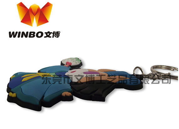 廣東定制軟膠禮品鑰匙扣