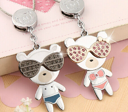 情侶五金鑰匙扣