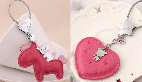 情侶鑰匙扣，禮品軟膠扣