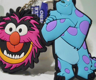 90喜歡的PVC鑰匙扣文博來定制