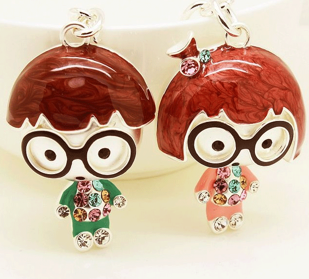 飾品情侶鑰匙扣裝飾出新意