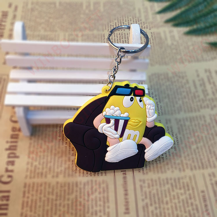 日本公仔3D立體PVC鑰匙扣